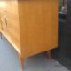 Vintage sideboard 1950 oak foot compass