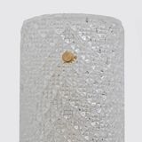 Pair of Modern Italian Murano Glass Textured Wall Sconces