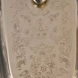 1 stainless steel butter dish and its cup