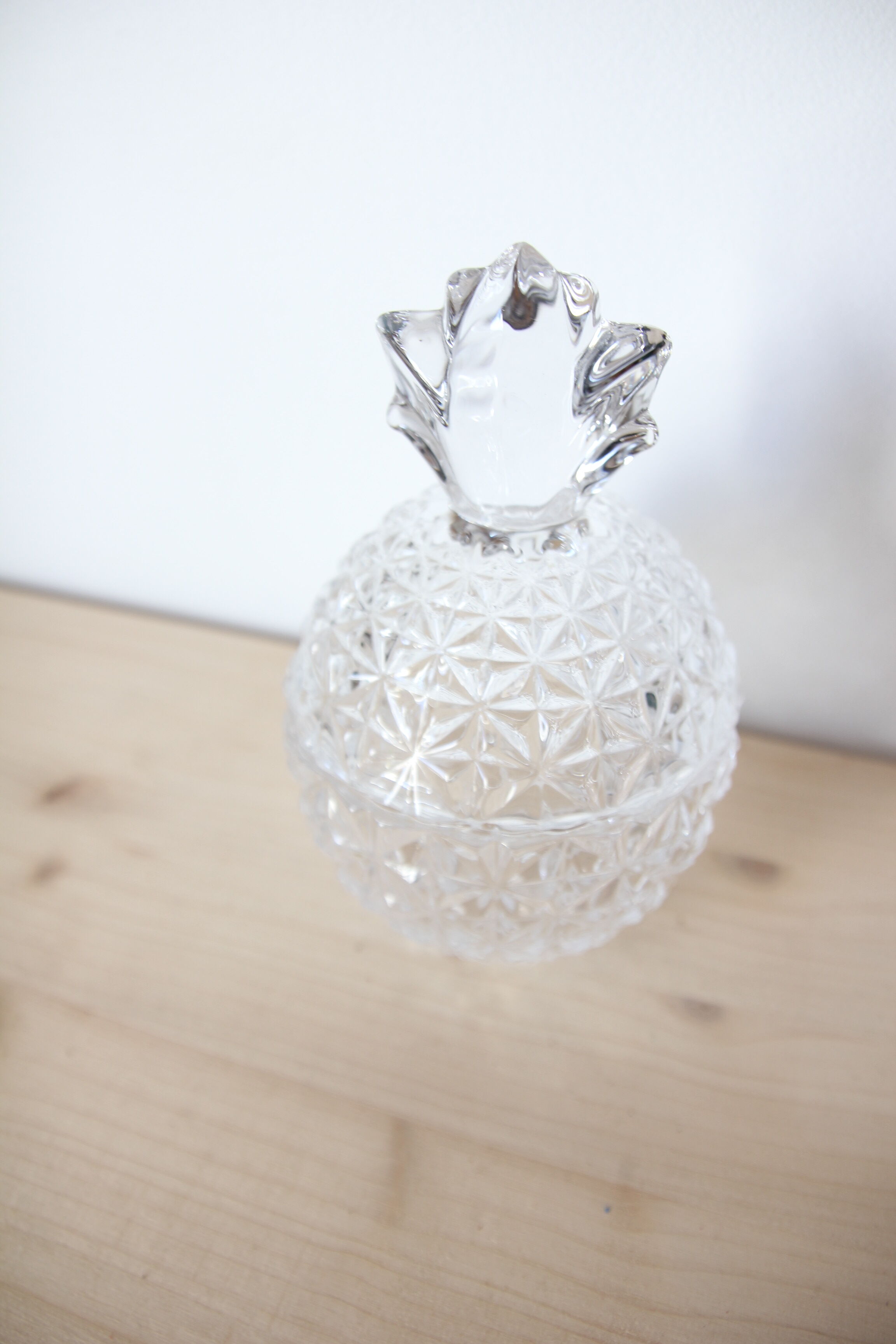 Bonbonnière ananas en cristal