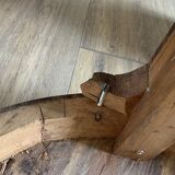 Round coffee table/thuja magnifying glass service