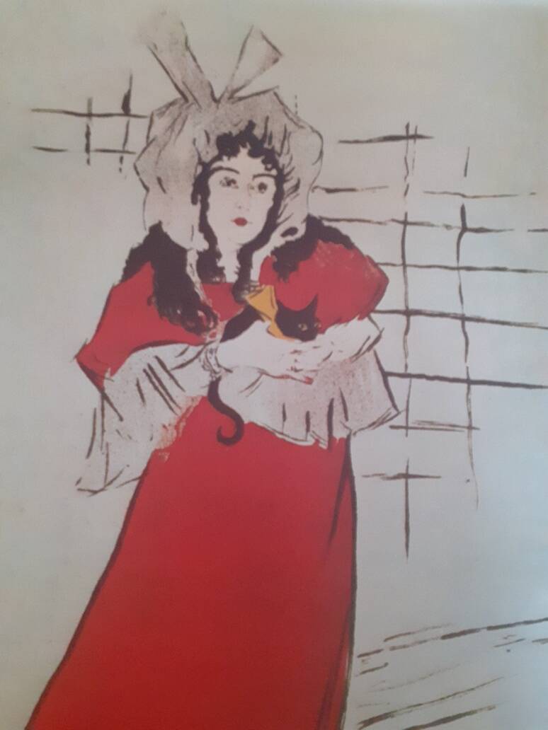 Poster of May Belfort by Toulouse Lautrec