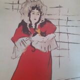 Poster of May Belfort by Toulouse Lautrec