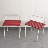 Paire de porte-bagages Charlotte Perriand les Arcs 1960