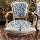 Suite of 4 Louis XV style convertible armchairs