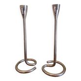 Paire de bougeoirs design