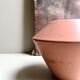 Sculptural vase in matte nude ceramic, Asa design 1980.