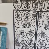 Moorish screen in andalusian arabic forge iron