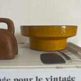 Vintage yellow seventies ceramic bowl