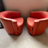 Pair of art deco armchairs