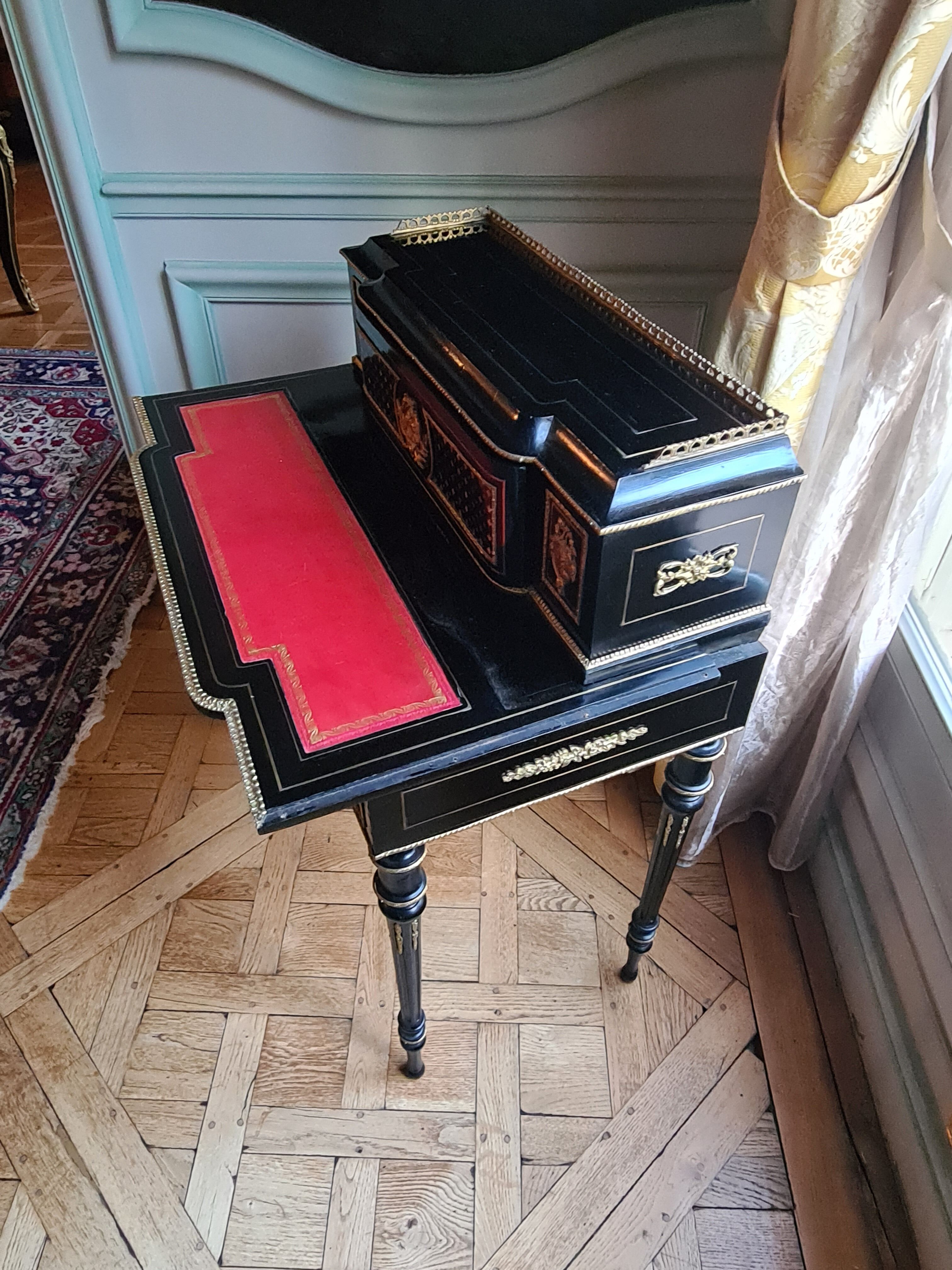 Bureau bonheur du jour époque Napoléon III