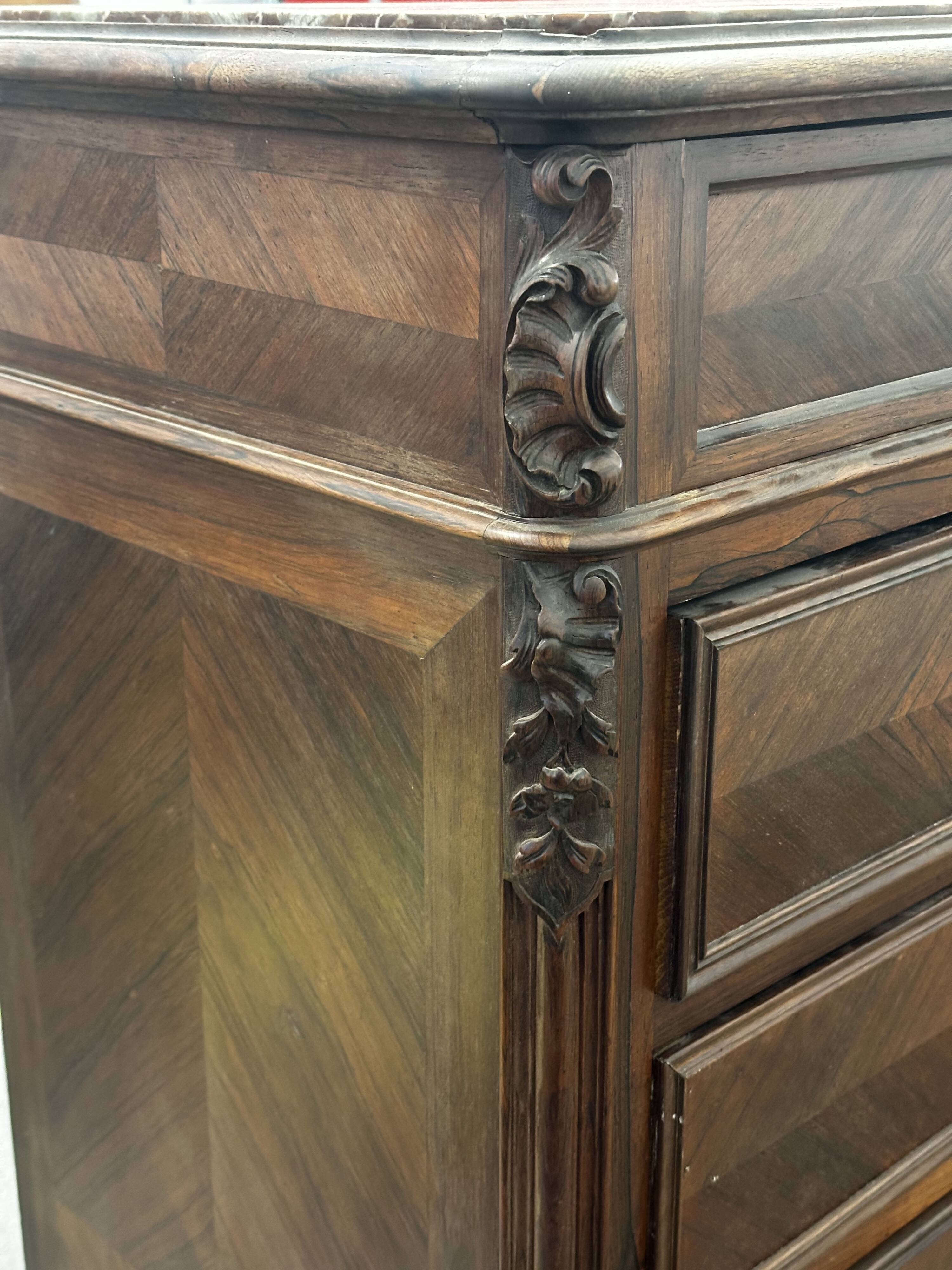 Chest of Drawers - Large, Narrow Chest of Drawers from the 19th Century