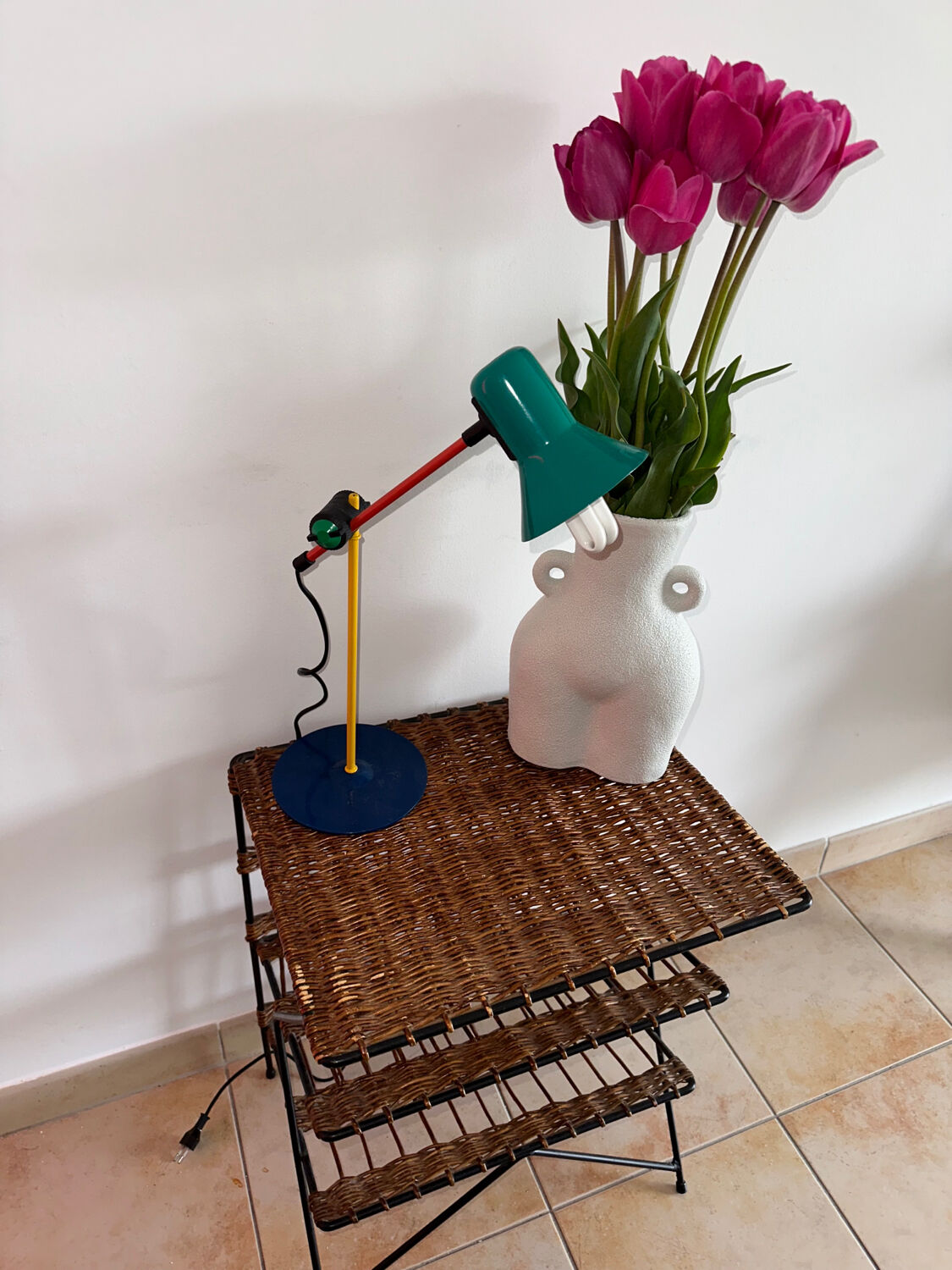 Vintage veneta lumi lamp