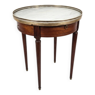 Louis XVI style bouillotte table in mahogany