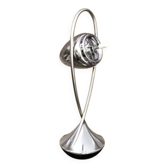 Antique Metawa chrome pedestal ashtray – tumbler style