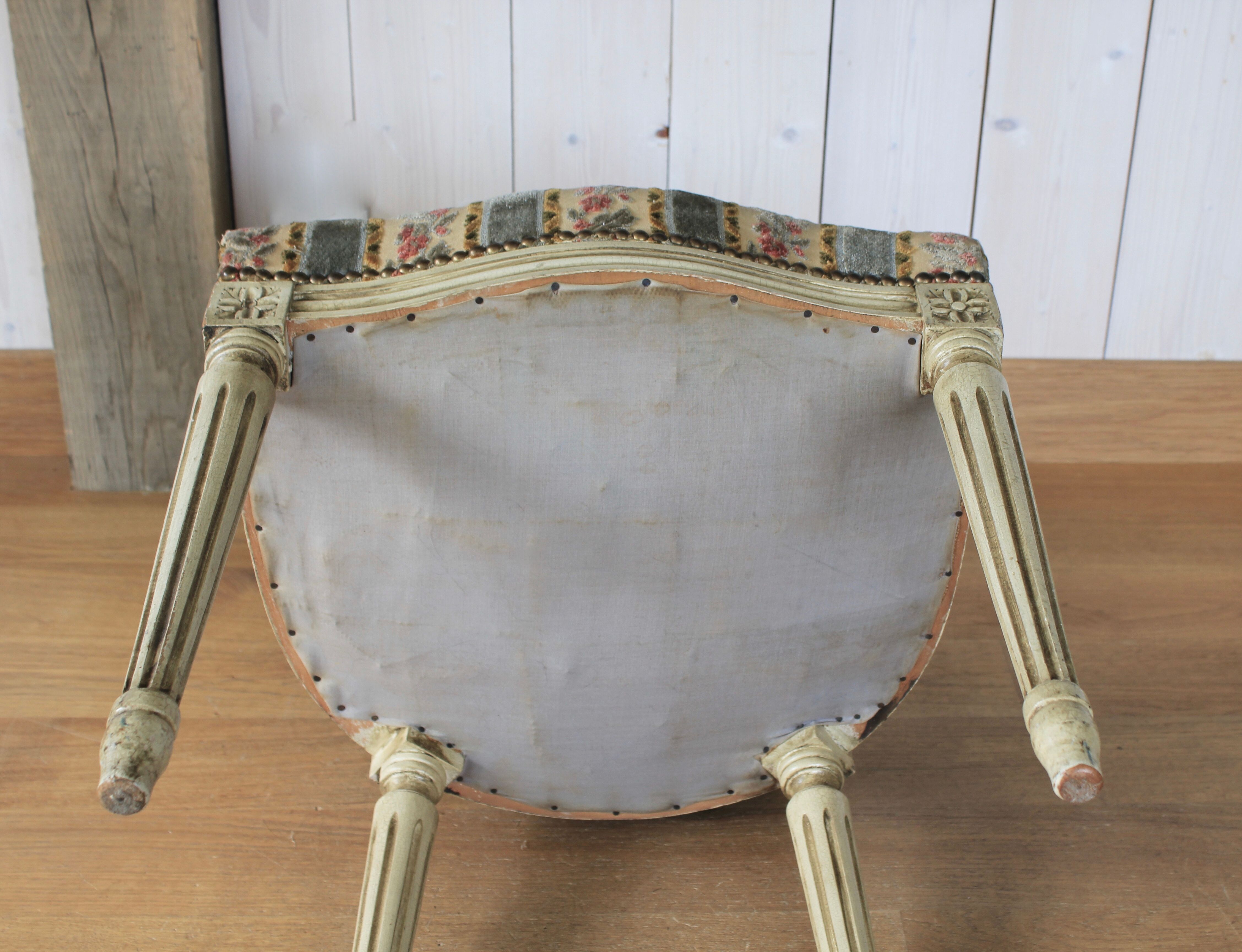 Chaise médaillon Louis XVI
