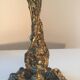 Vintage bronze Neo Louis XV candlestick