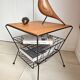 Side table / Vintage 50s-60s magazine rack table
