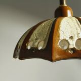 Fat Lava Ceramic Pendant Light from Pan Leuchten, 1970s