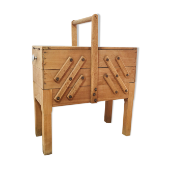 Vintage sewing basket