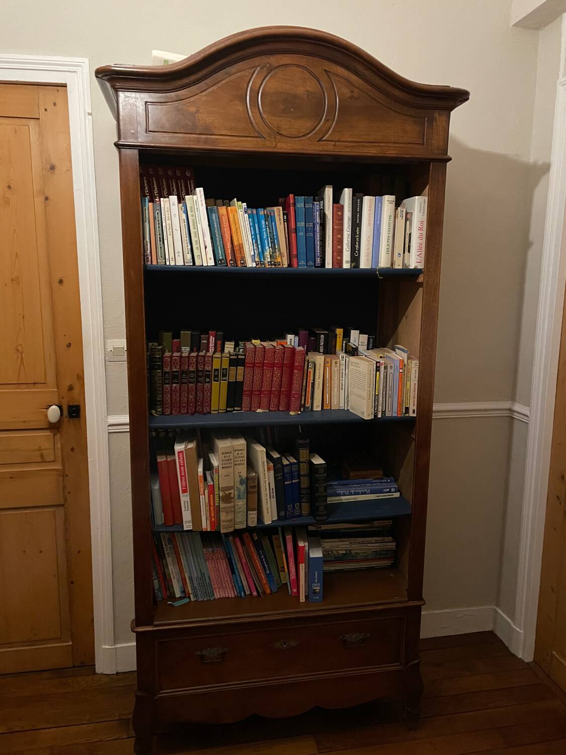 Wooden bookcase