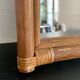 Vintage bamboo arched mirror 33x45cm