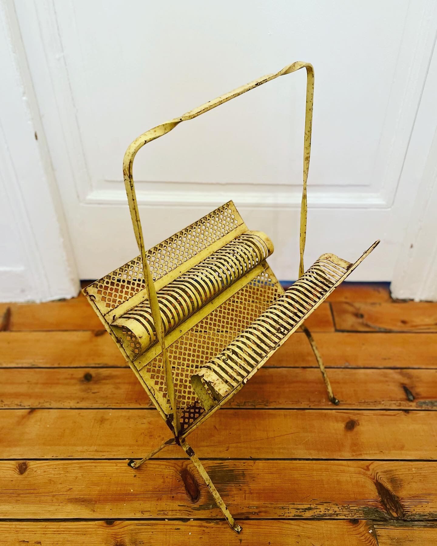 Porte disques vinyles 1950