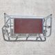 Porte-manteaux mural miroir années 50