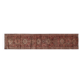 Tapis vintage turc de oushak tissé à la main 84x388 cm