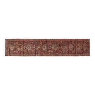 Vintage Turkish Oushak Rug Handwoven 84x388 cm