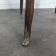 Transitional style mahogany console table