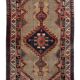 Tapis traditionnel tribal en laine runner long tapis en laine orientale fait à la main 100x450cm