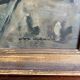 Vintage Oil Painting Italy  Market Scene