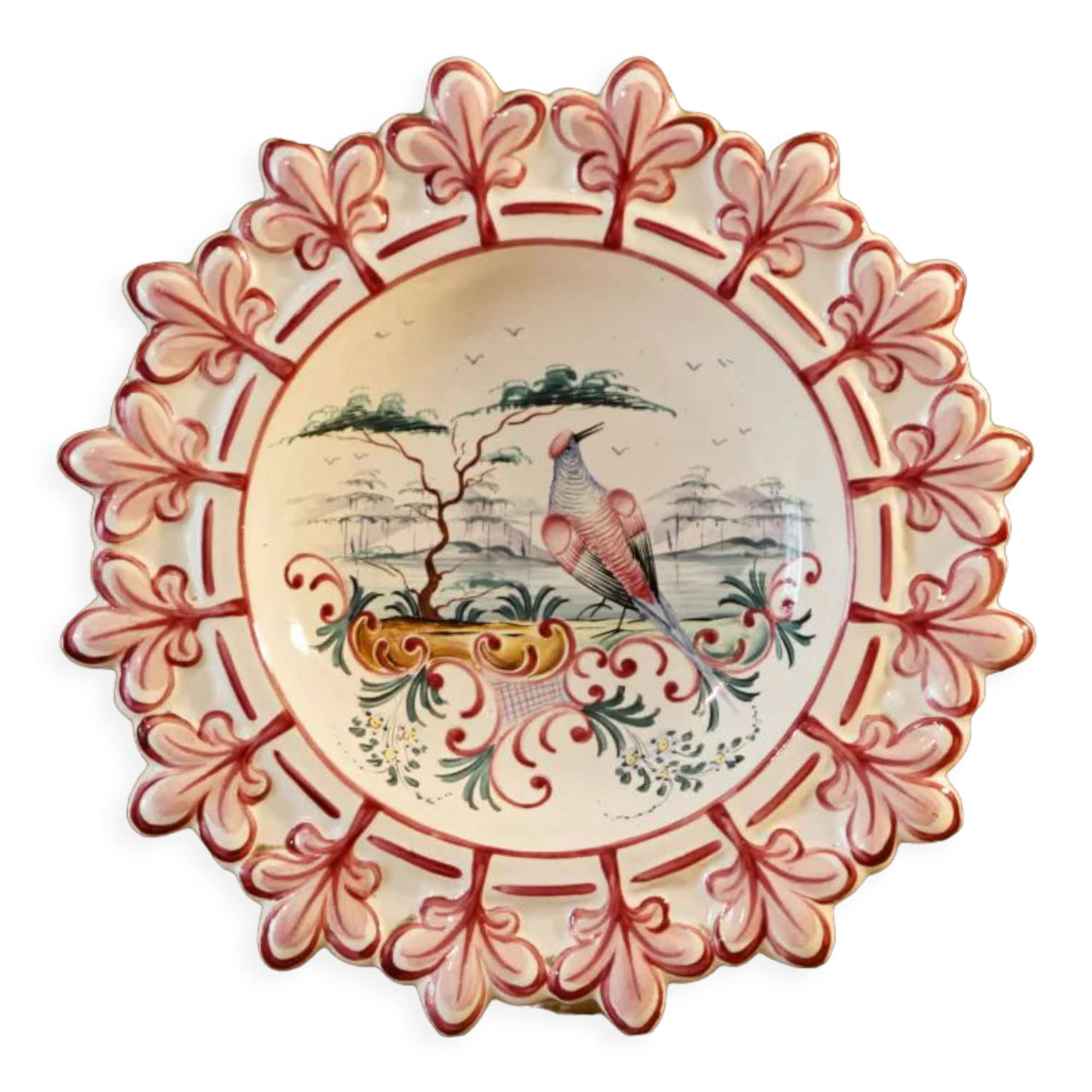 Assiette en faïence d'Aprey