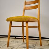 Vintage beech dining chairs - set of 4