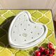 Heart-shaped fruit drainer dish
