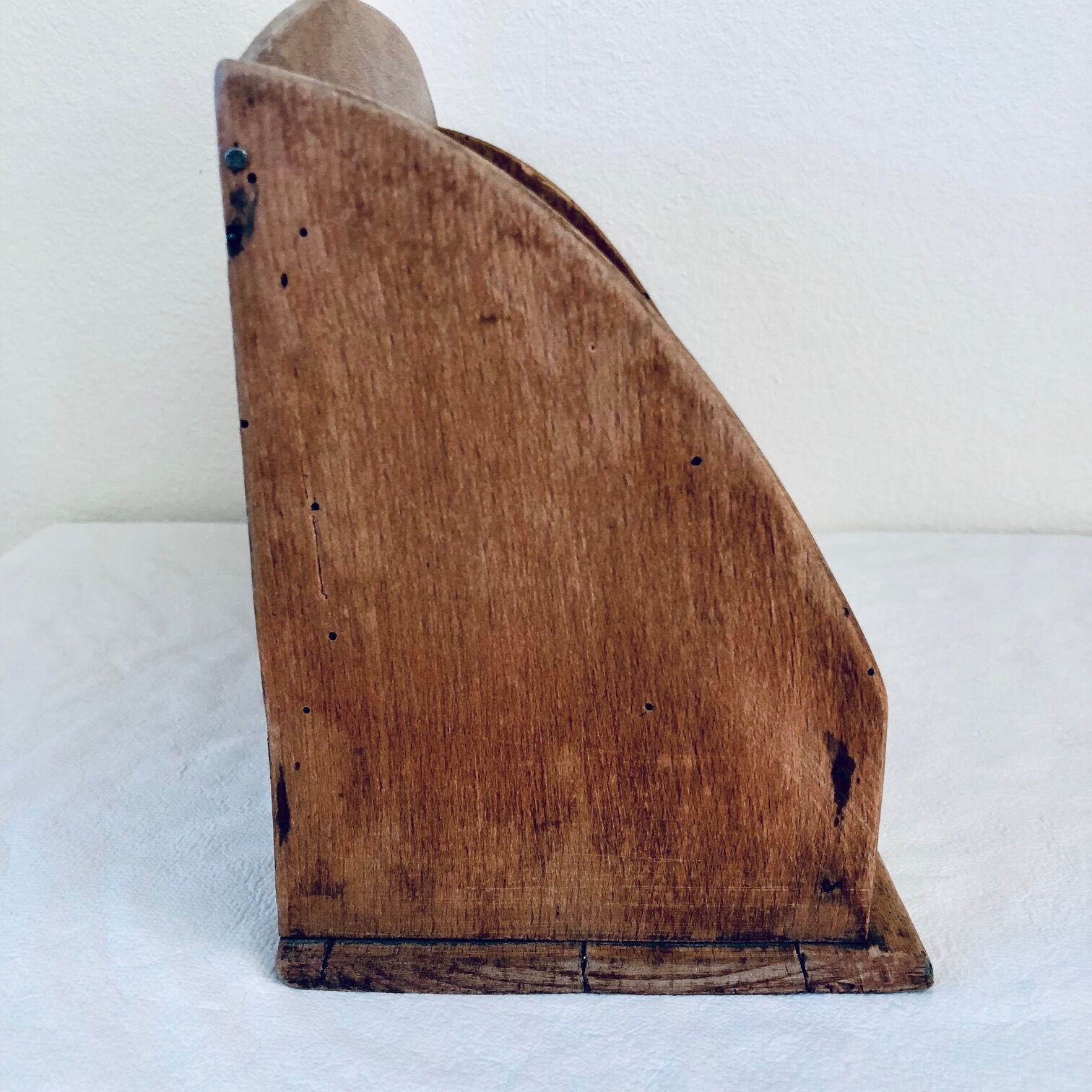 Old wooden mail door