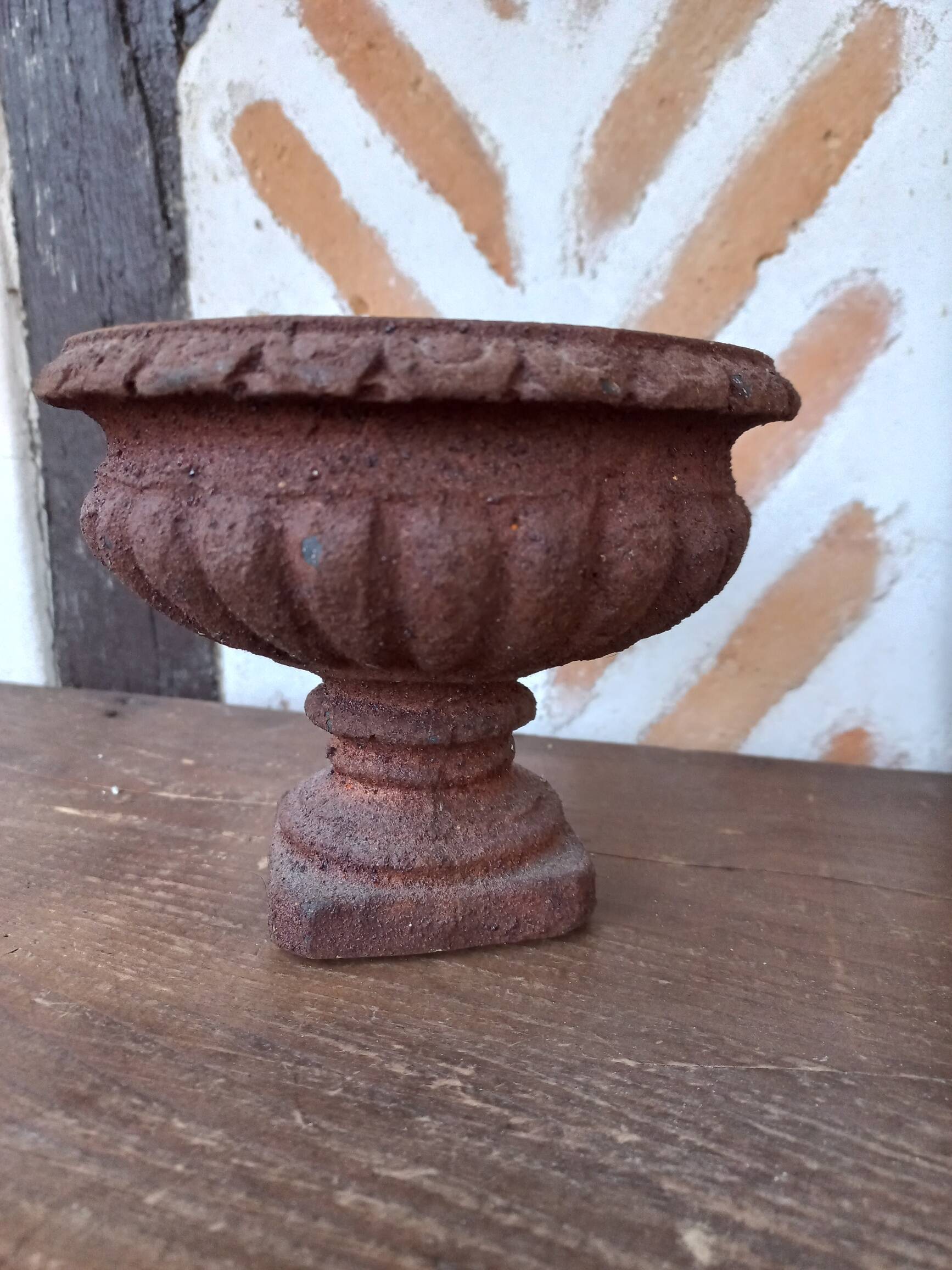 Chambord cup rusty finish