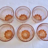 Art Deco liquor service in glass