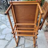Table basse vintage en rotin