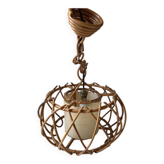 Suspension en rotin
