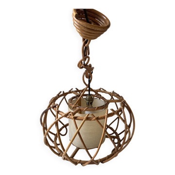 rattan pendant light