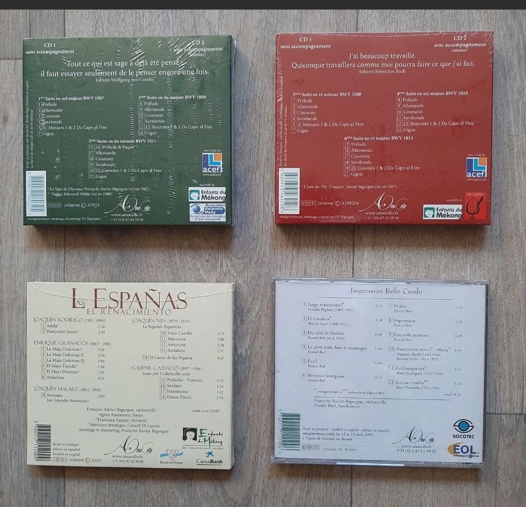 Impressionist watercolor and fauvism - signed Joël Giraud - perfect condition + 4 CDs