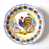 Henriot Quimper plate with rooster