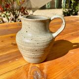 Carafe en grès signée abbaye de Fontbombault