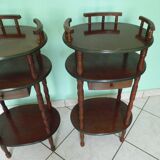 Telephone extra cabinet, wooden, 3 trays, 1 drawer