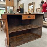 Large corner bar counter from the late 19th century.