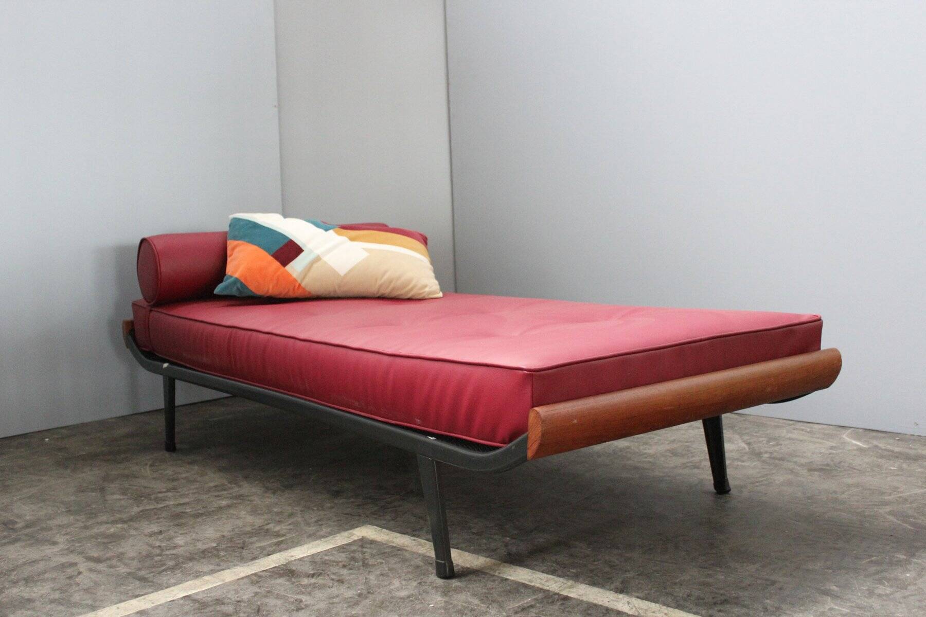 Divan Cleopatra en Palissandre par André Cordemeyer / Dick Cordemeijer pour Auping, années 1950
