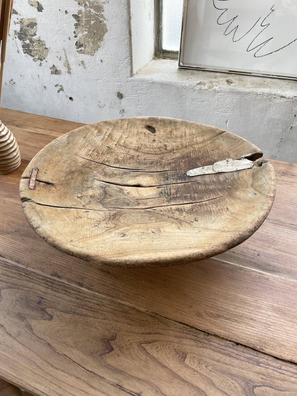 XL wooden Tuareg dish