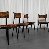 Set of 4 modernist chairs